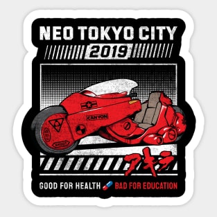 Neo Tokyo Kaneda Bike The Capsules Biker Gang Sticker